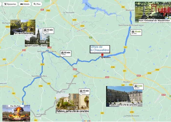 度假居 3 Proche Puy Du Fou *